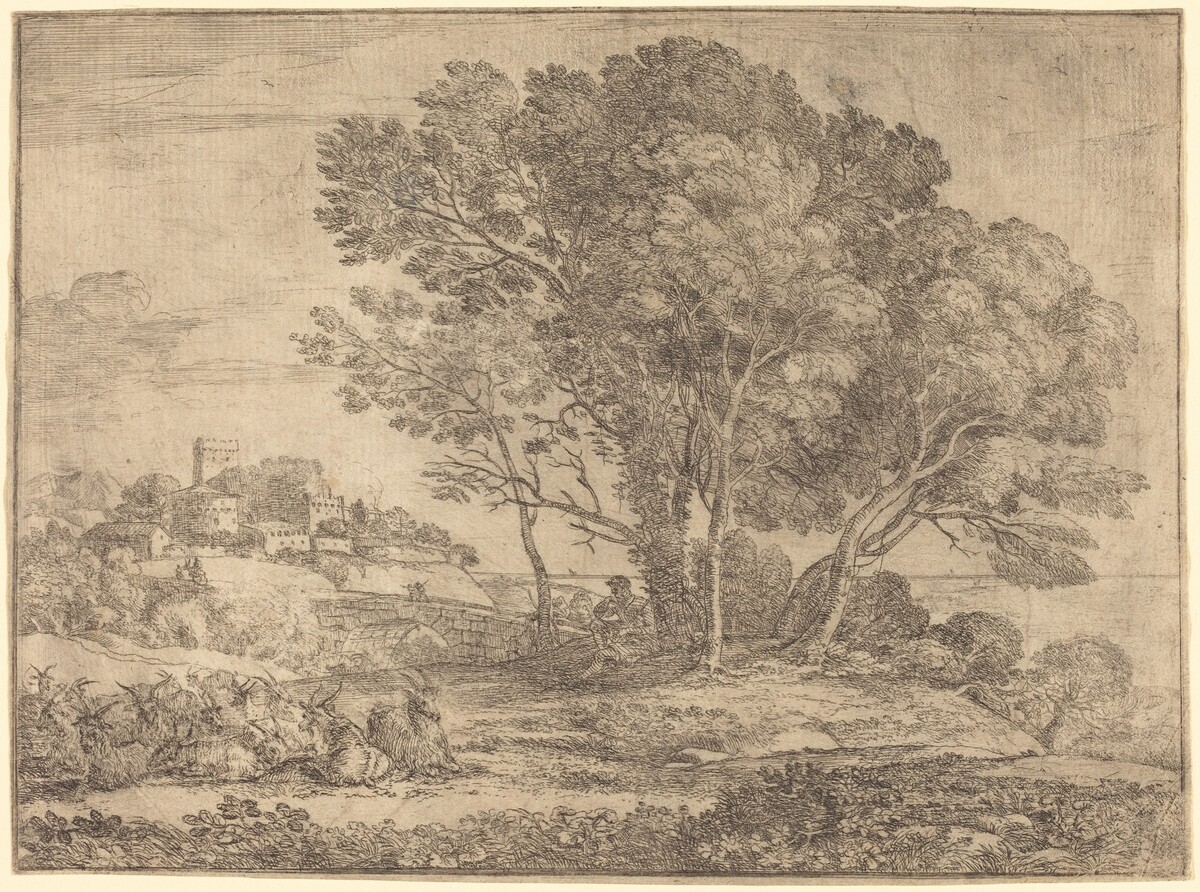 The Goatherd (Le chevrier) by Claude Lorrain