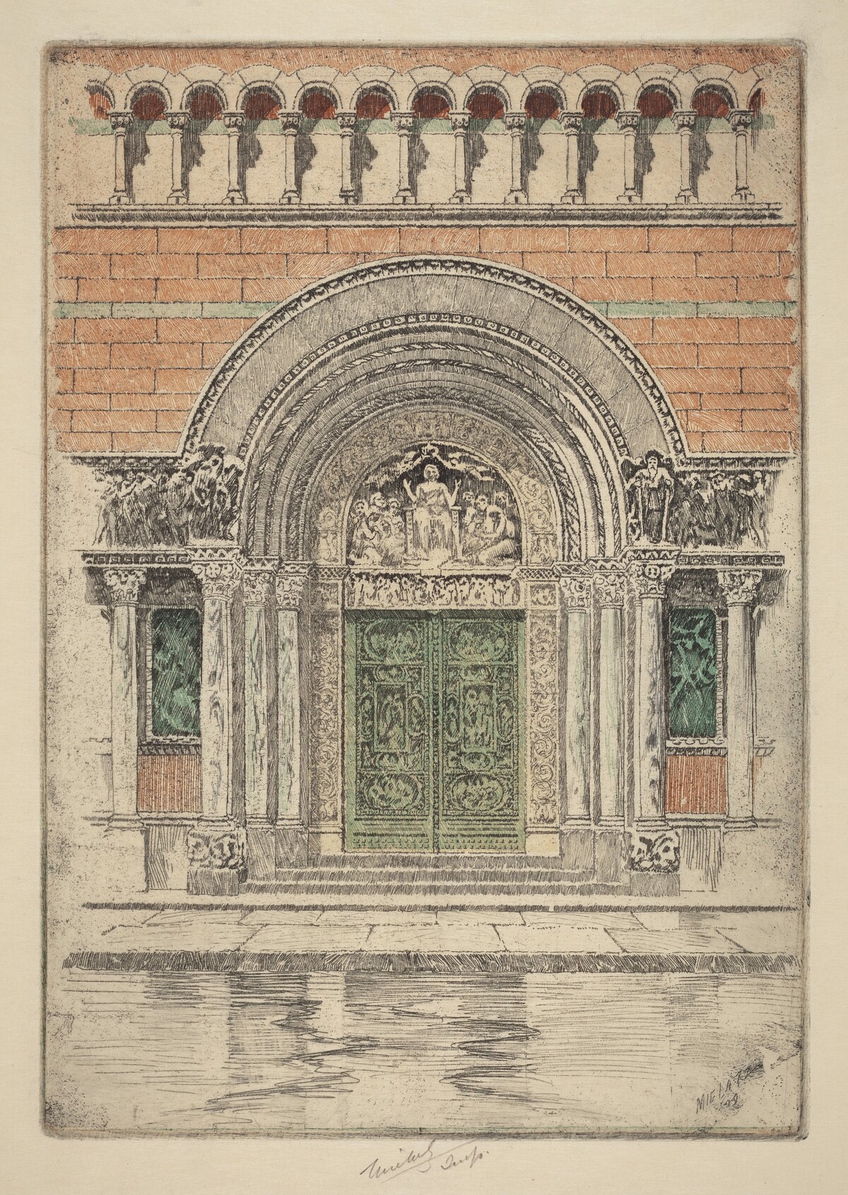 The Door, St. Bartholomew's by Charles Frederick William Mielatz