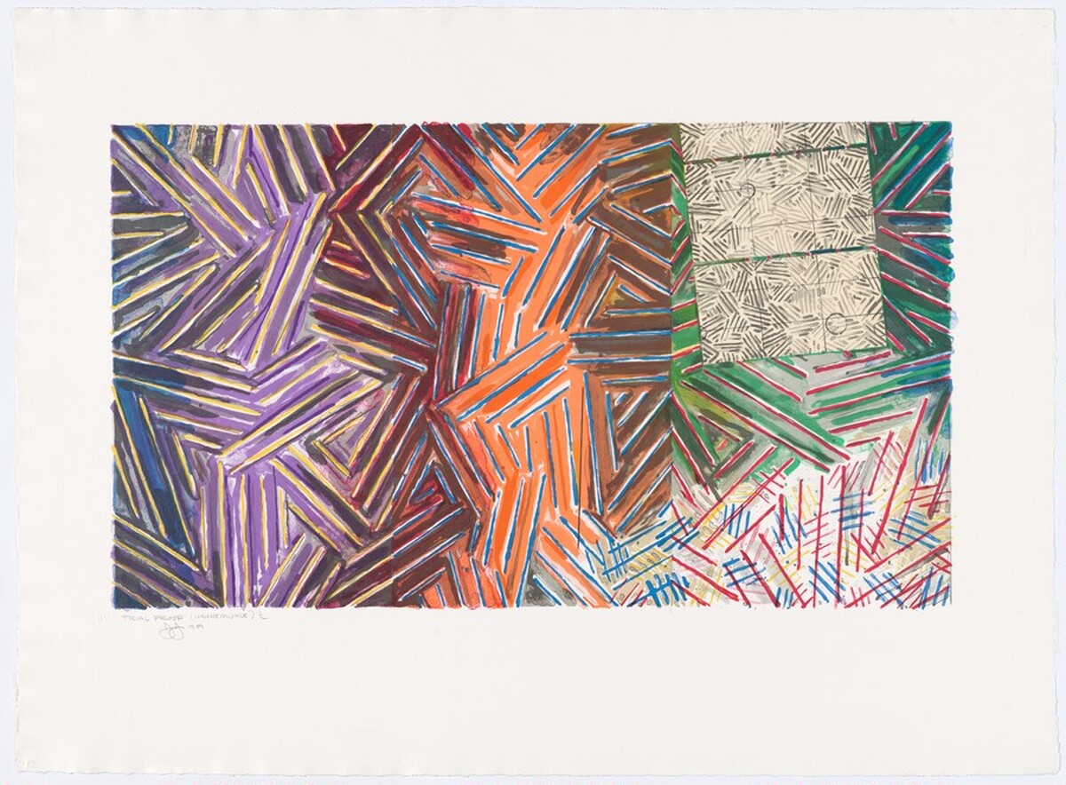 Between the Clock and the Bed [trial proof (hannemuhle) 1/2] by Jasper Johns