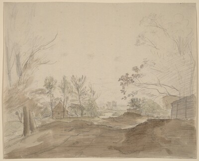 A Road through a Country Village