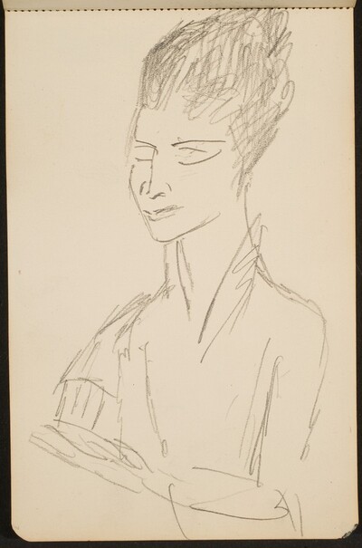 Frau mit geschlossenen Augen (Woman with Eyes Closed) [p. 7]