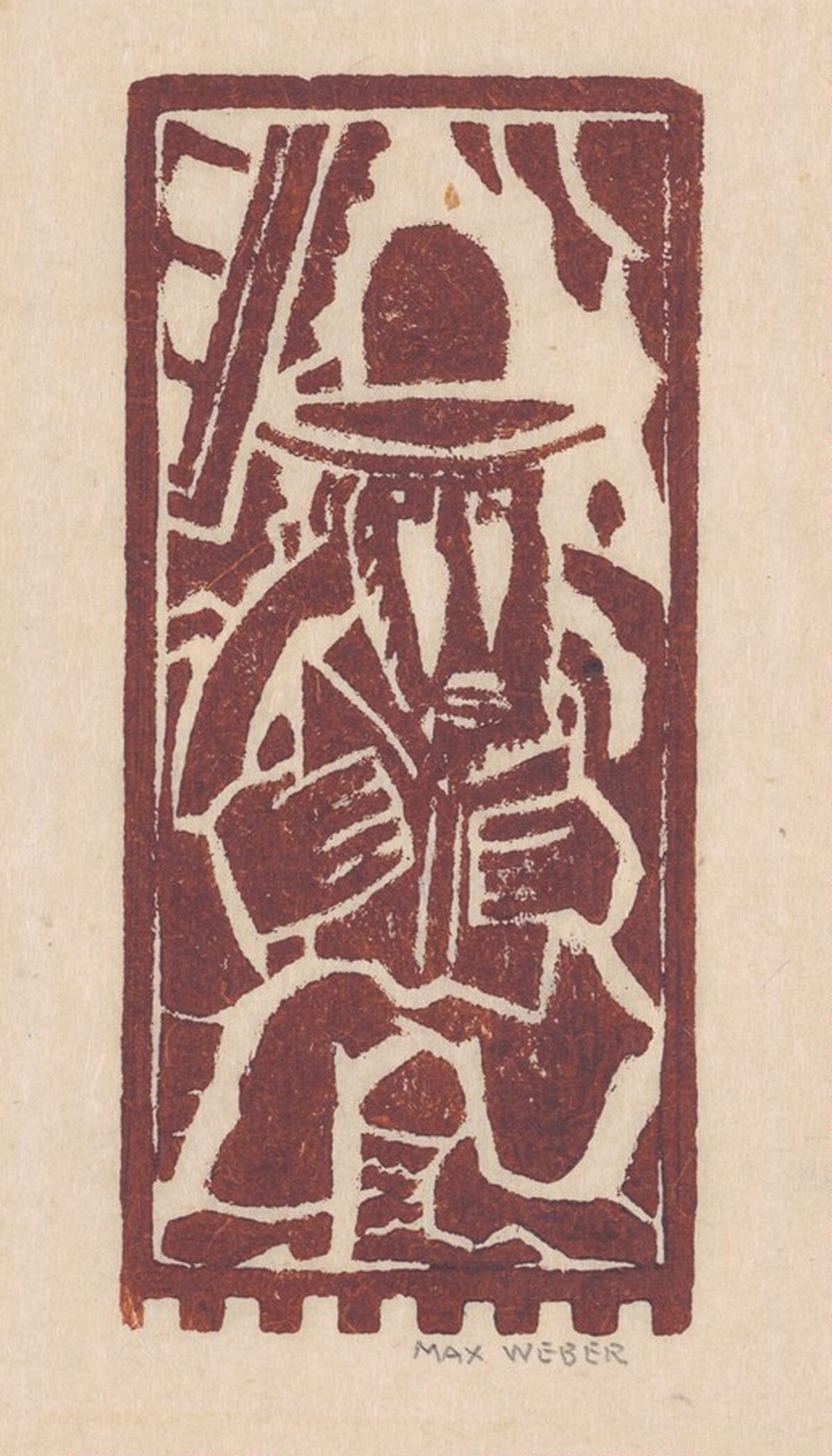 Rabbi Reading by Max Weber