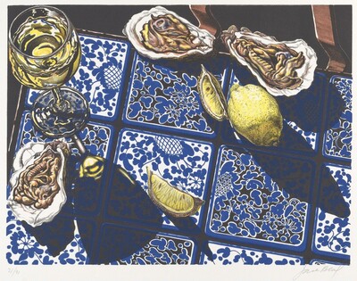 Oysters with Wine and Lemon