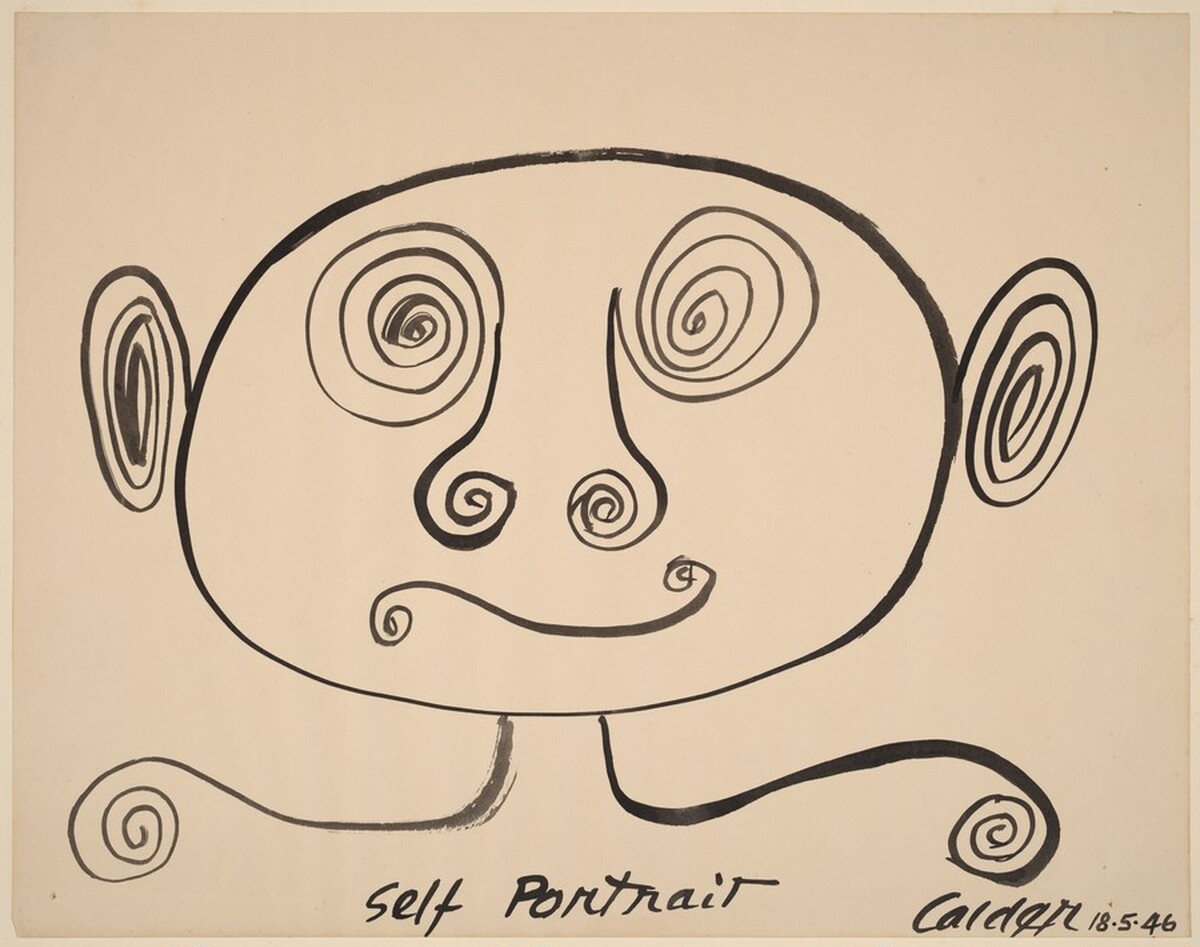 Self-Portrait by Alexander Calder