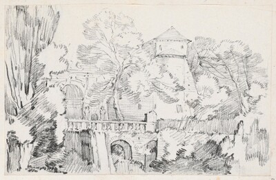 The Water Organ in the Gardens of the Villa d'Este, Tivoli