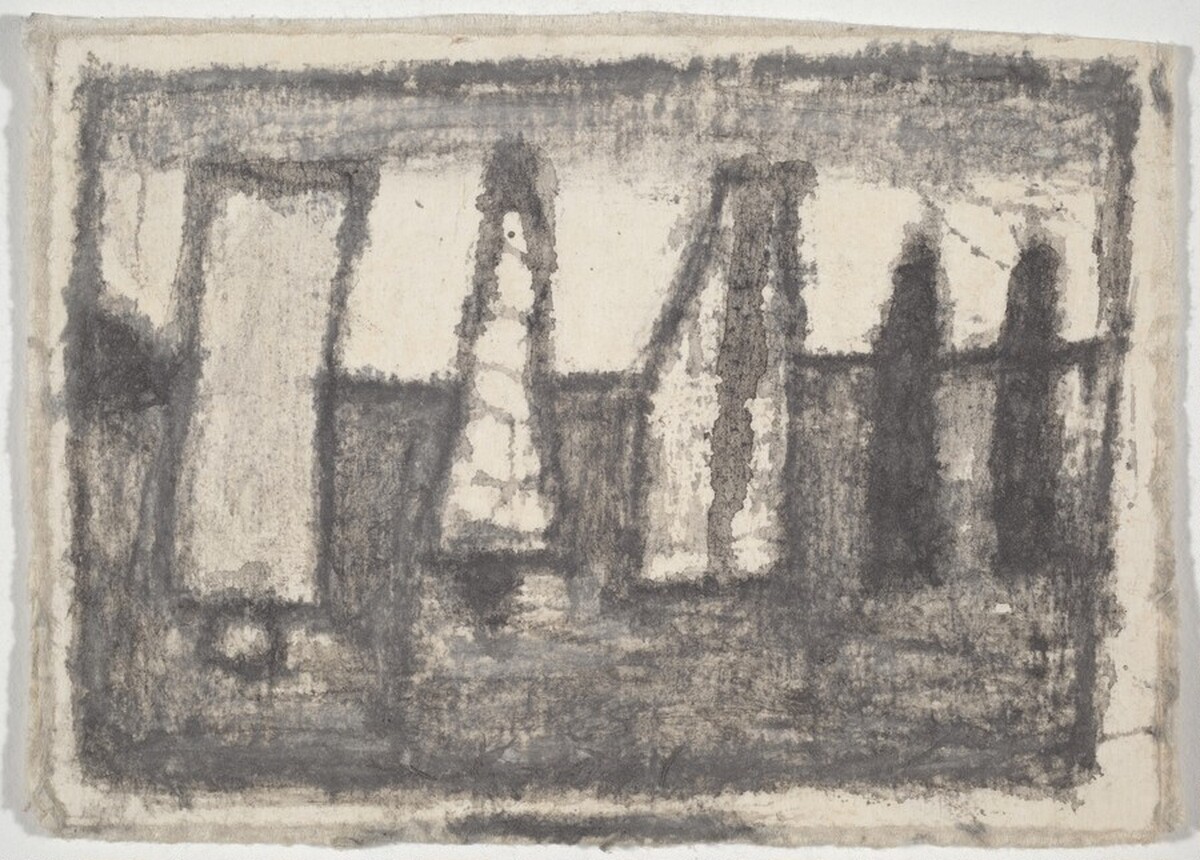 Untitled (Totem Landscape) by James Castle