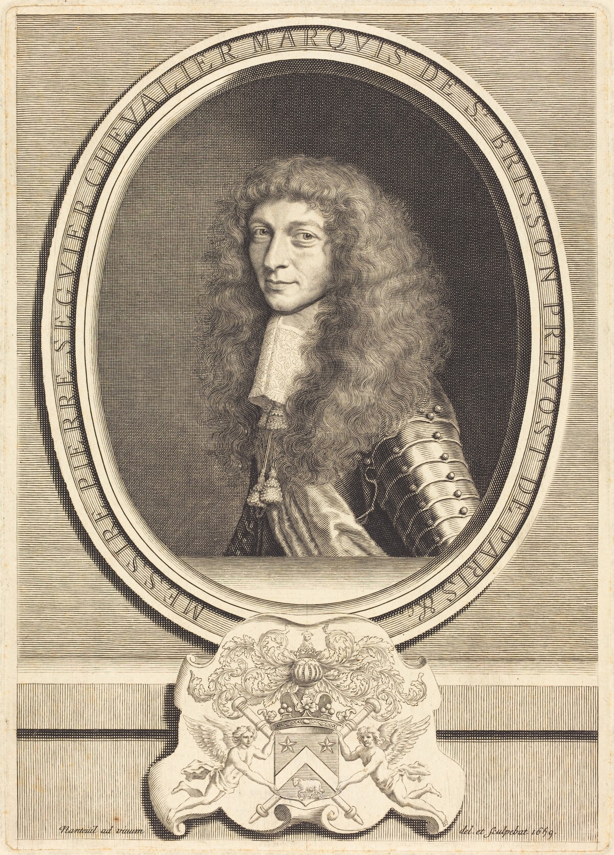 Pierre Seguier, Marquis de Saint-Brisson by Robert Nanteuil