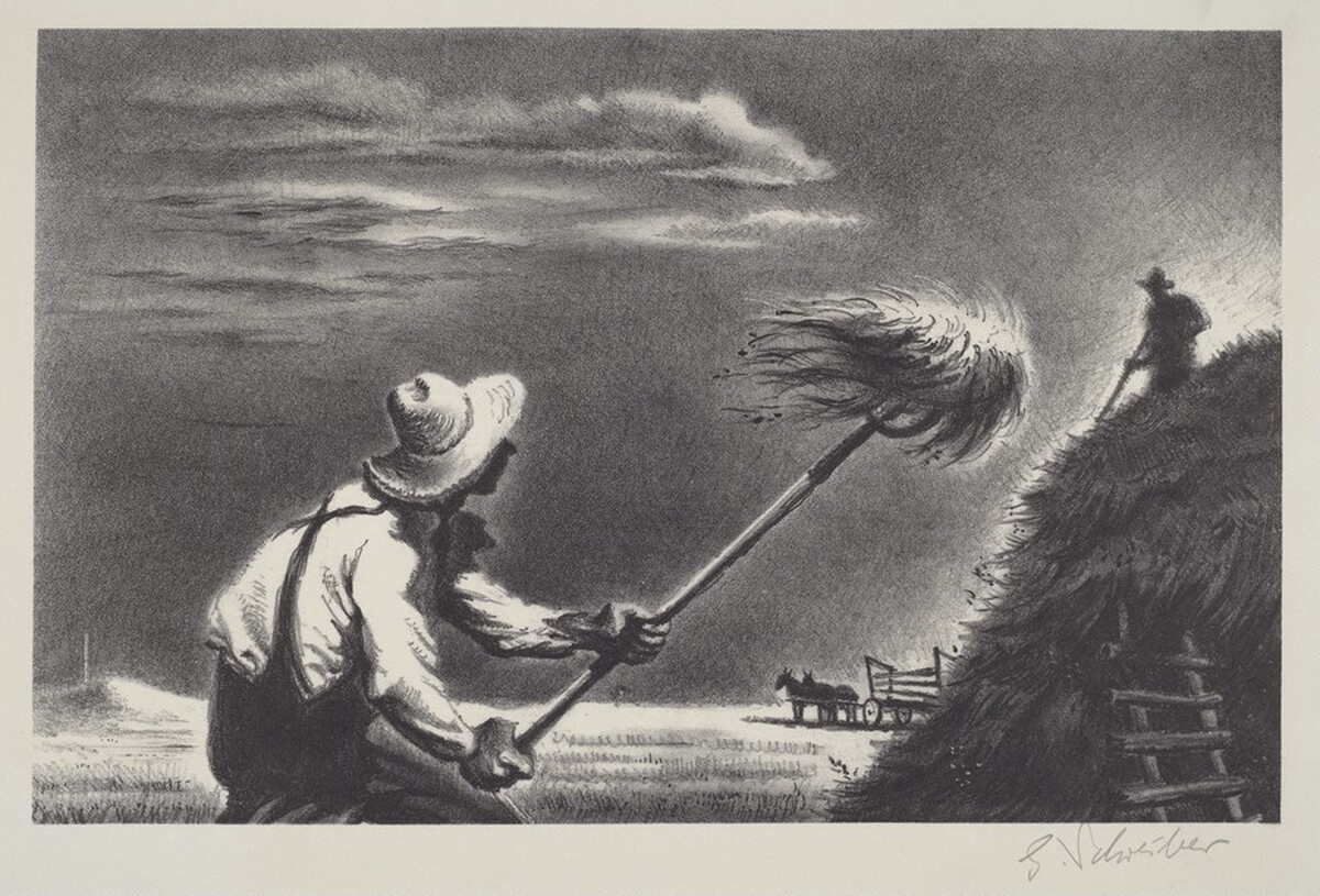 Haying by Georges Schreiber