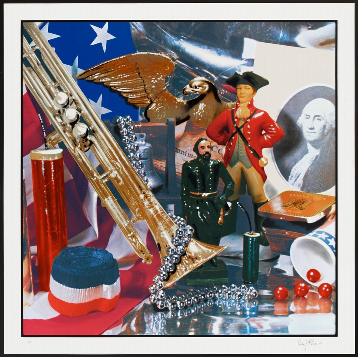 Fourth of July Still Life by Audrey Flack