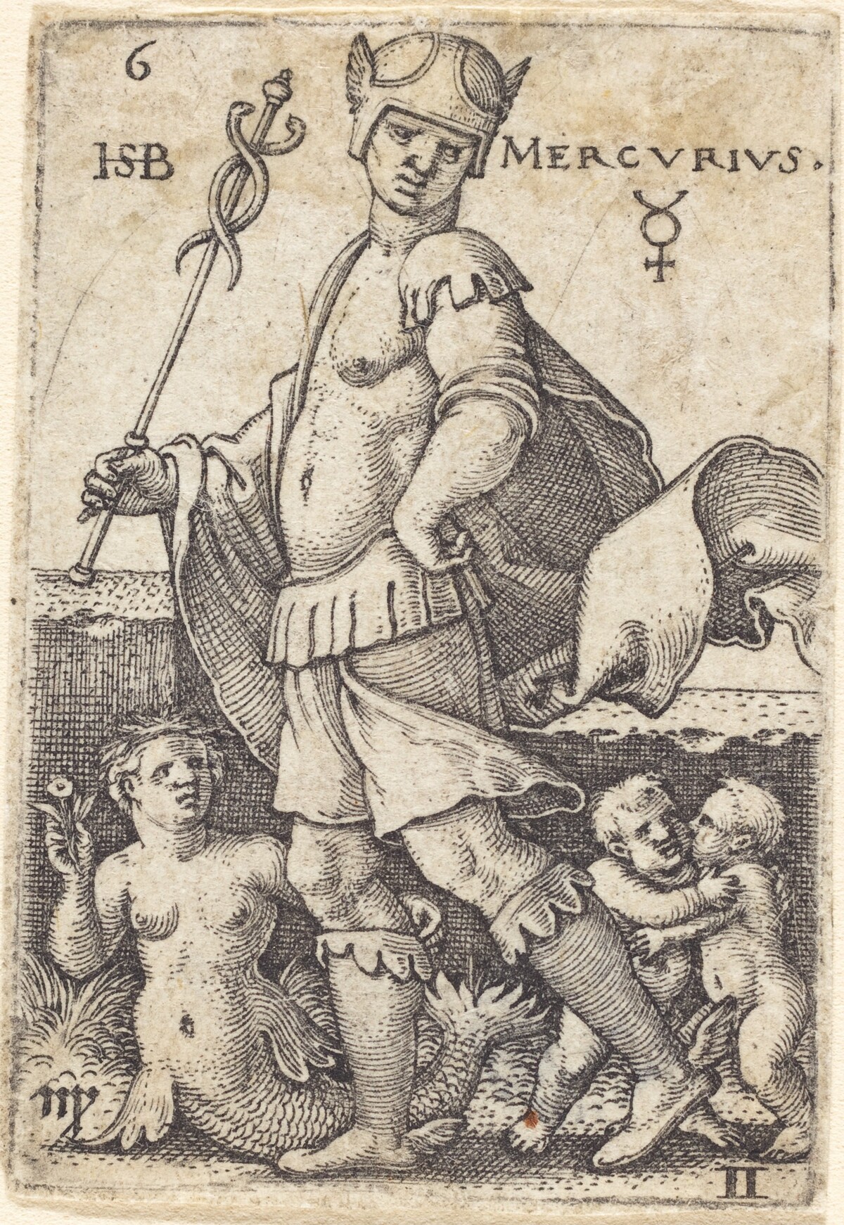 Mercury by Sebald Beham