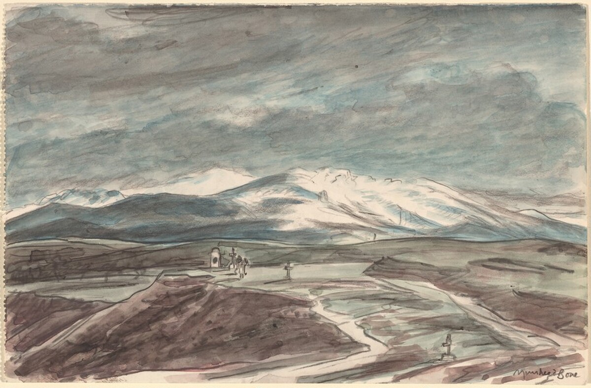 Guardarrama, Segovia by Sir Muirhead Bone