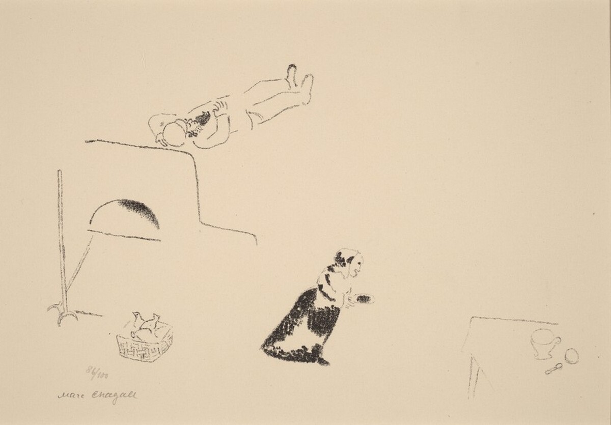 On the Stove by Marc Chagall