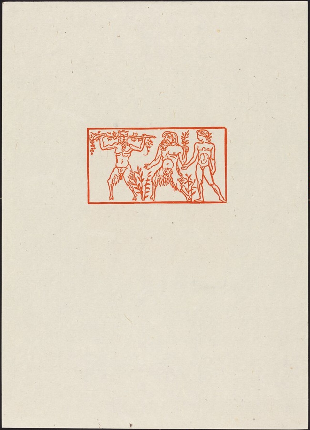 Tenth Eclogue: Pan of Arcady, Silvanus and Apollo (Pan, Sylvanus et Apollon) by Aristide Maillol