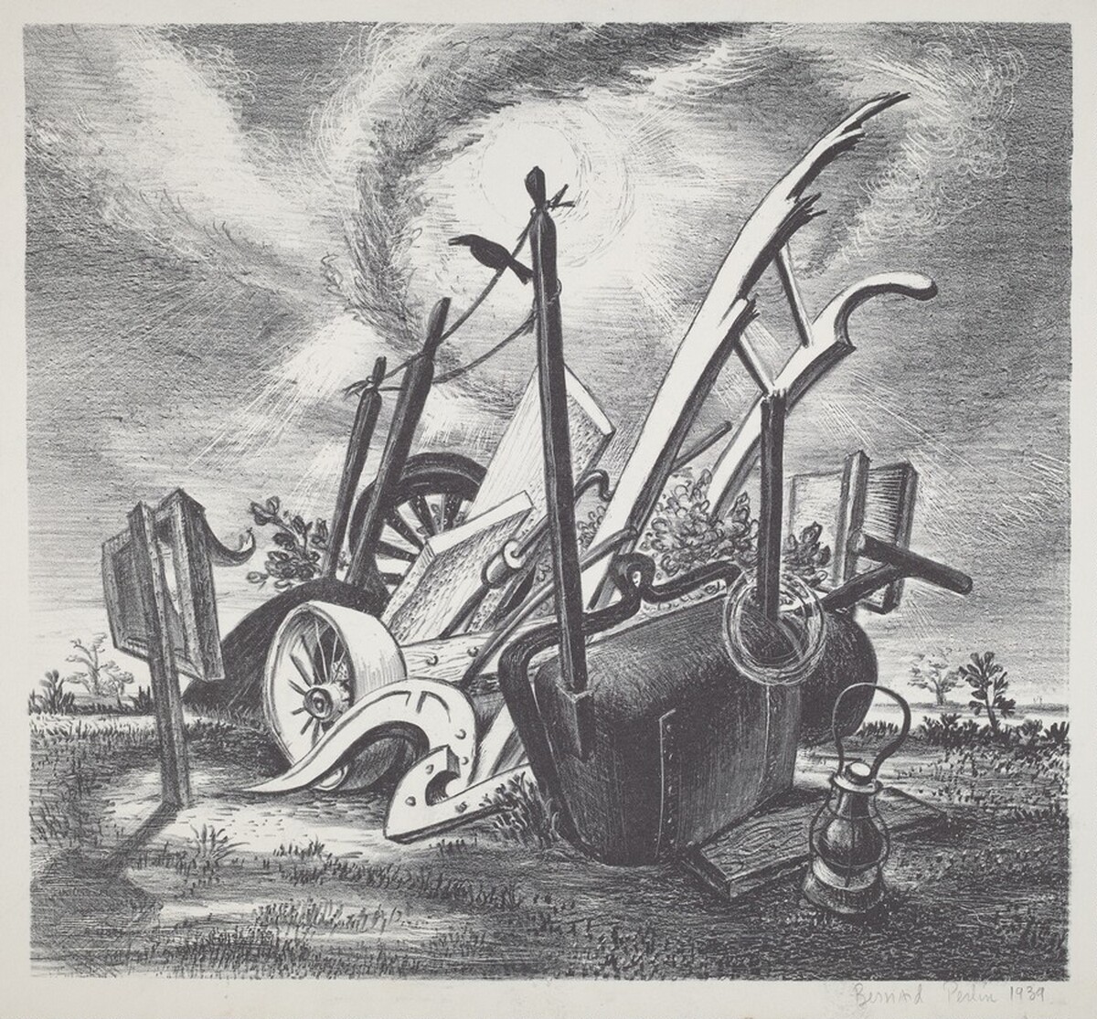 Sad Landscape by Bernard Perlin