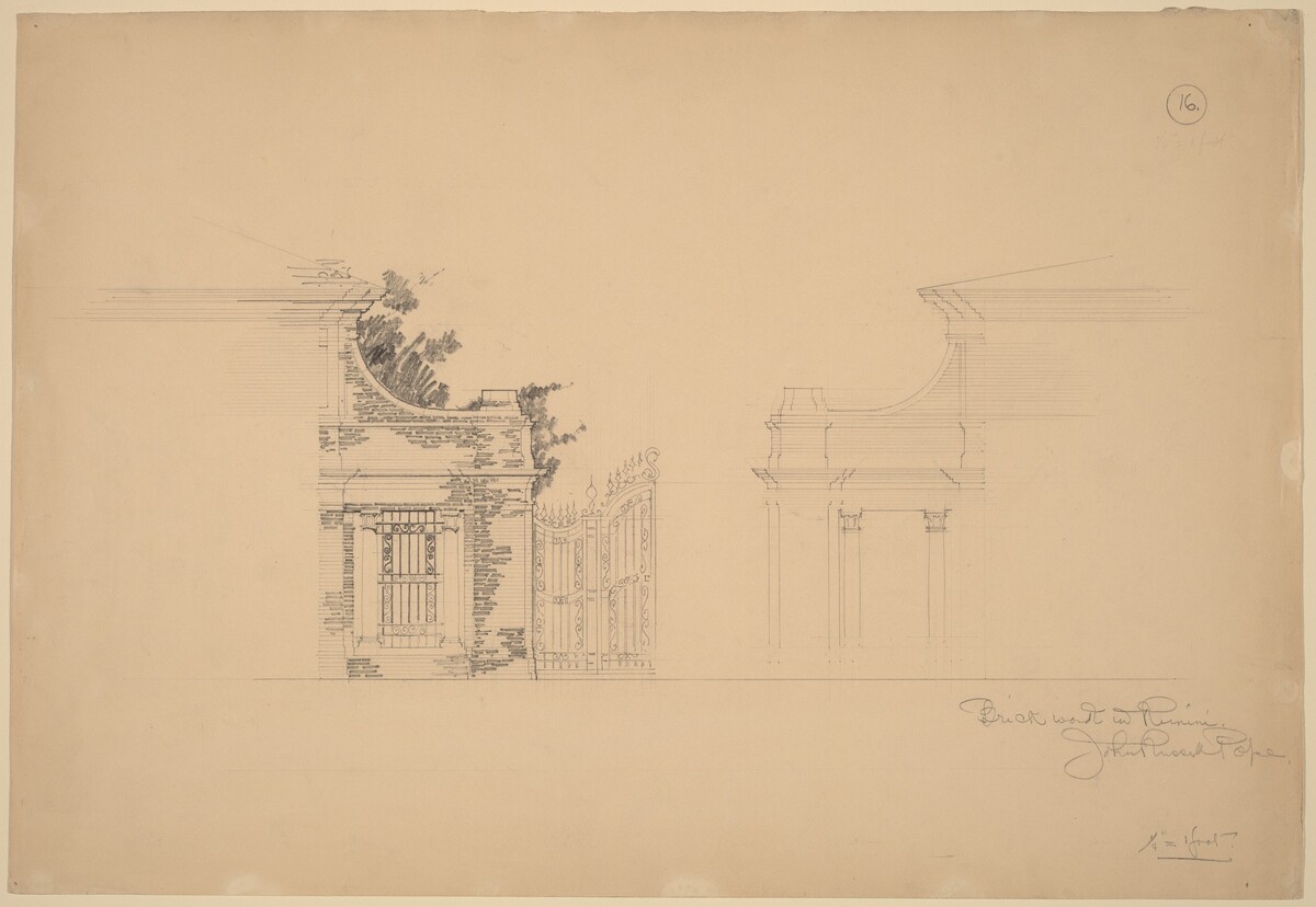 Brickwork in Rimini by John Russell Pope