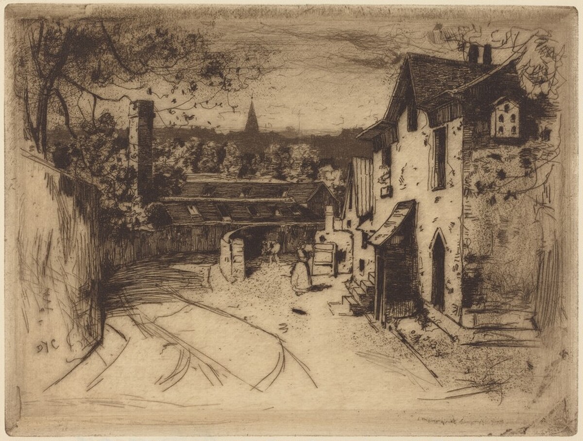 North Woodside, Flint Mills by David Young Cameron