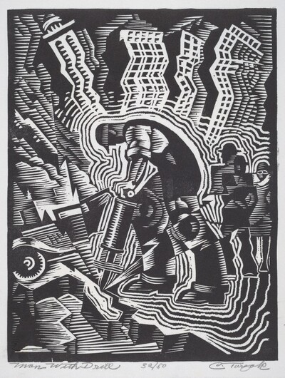 Man with Drill