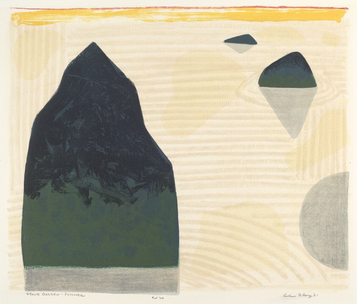 Stone Garden: Summer by Arthur L. Flory