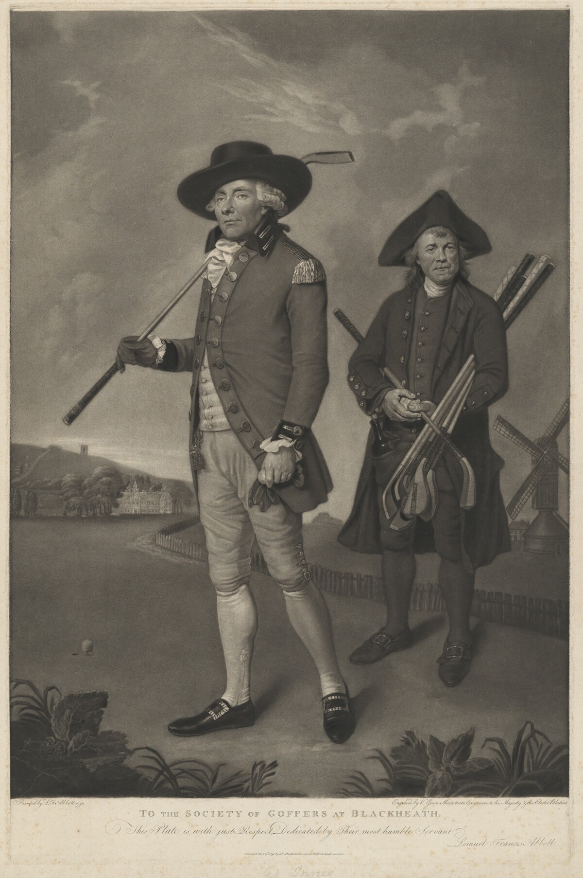 William Innes by Valentine Green after Lemuel Francis Abbott
