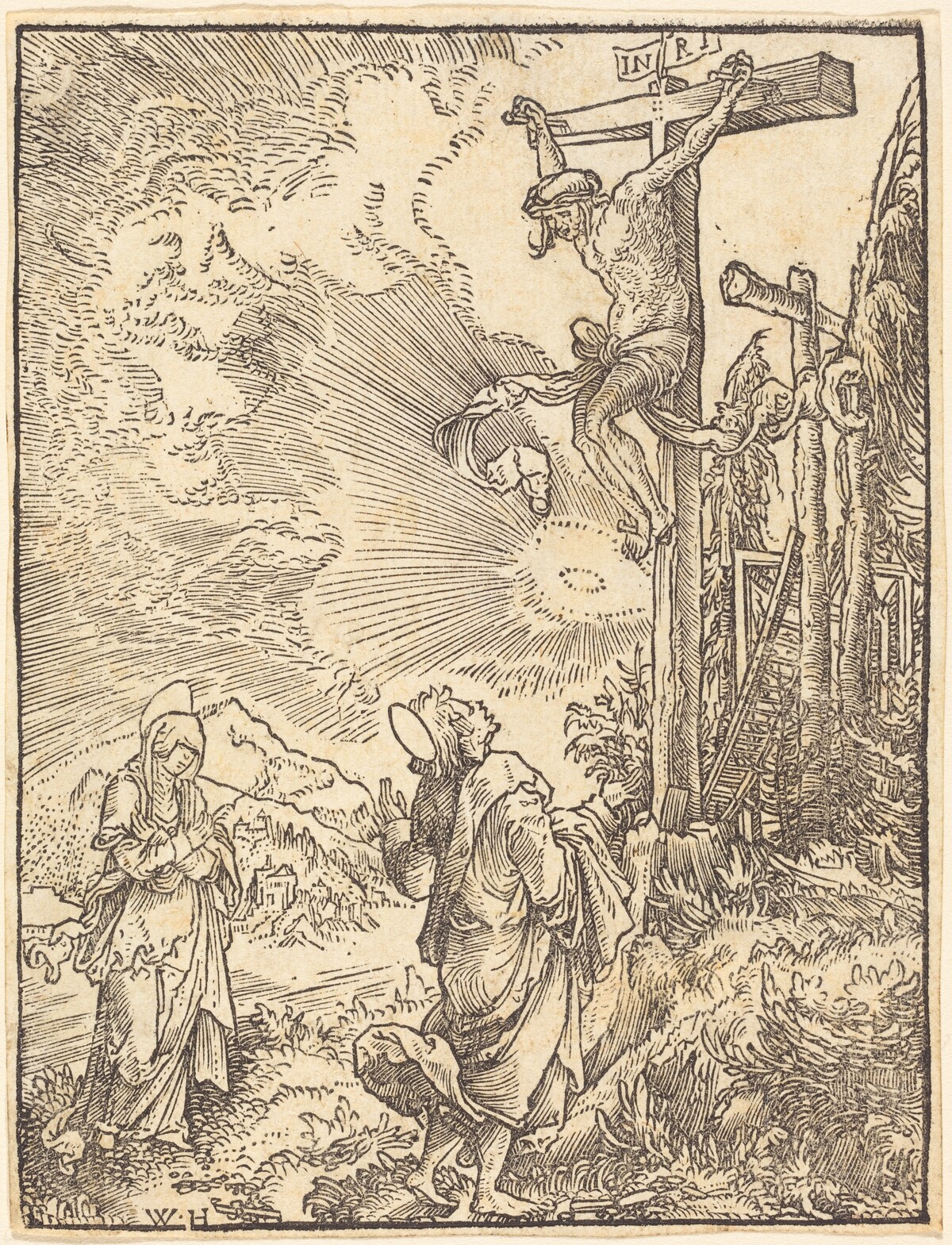 The Crucifixion by Wolf Huber