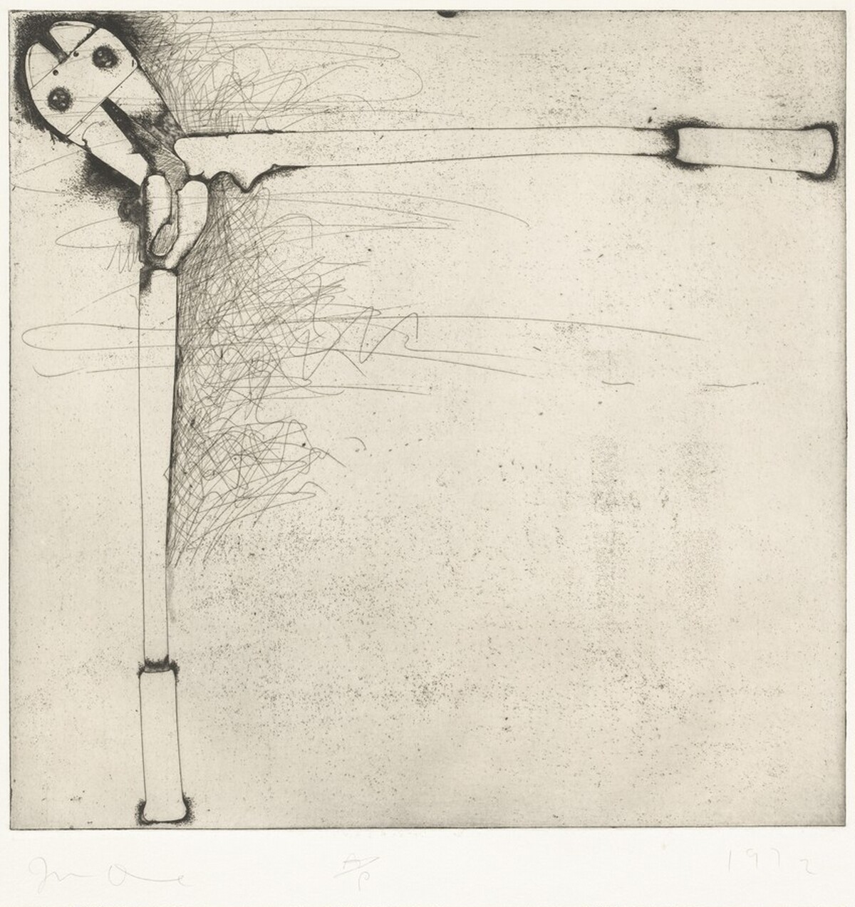 Bolt Cutters (first state) by Jim Dine