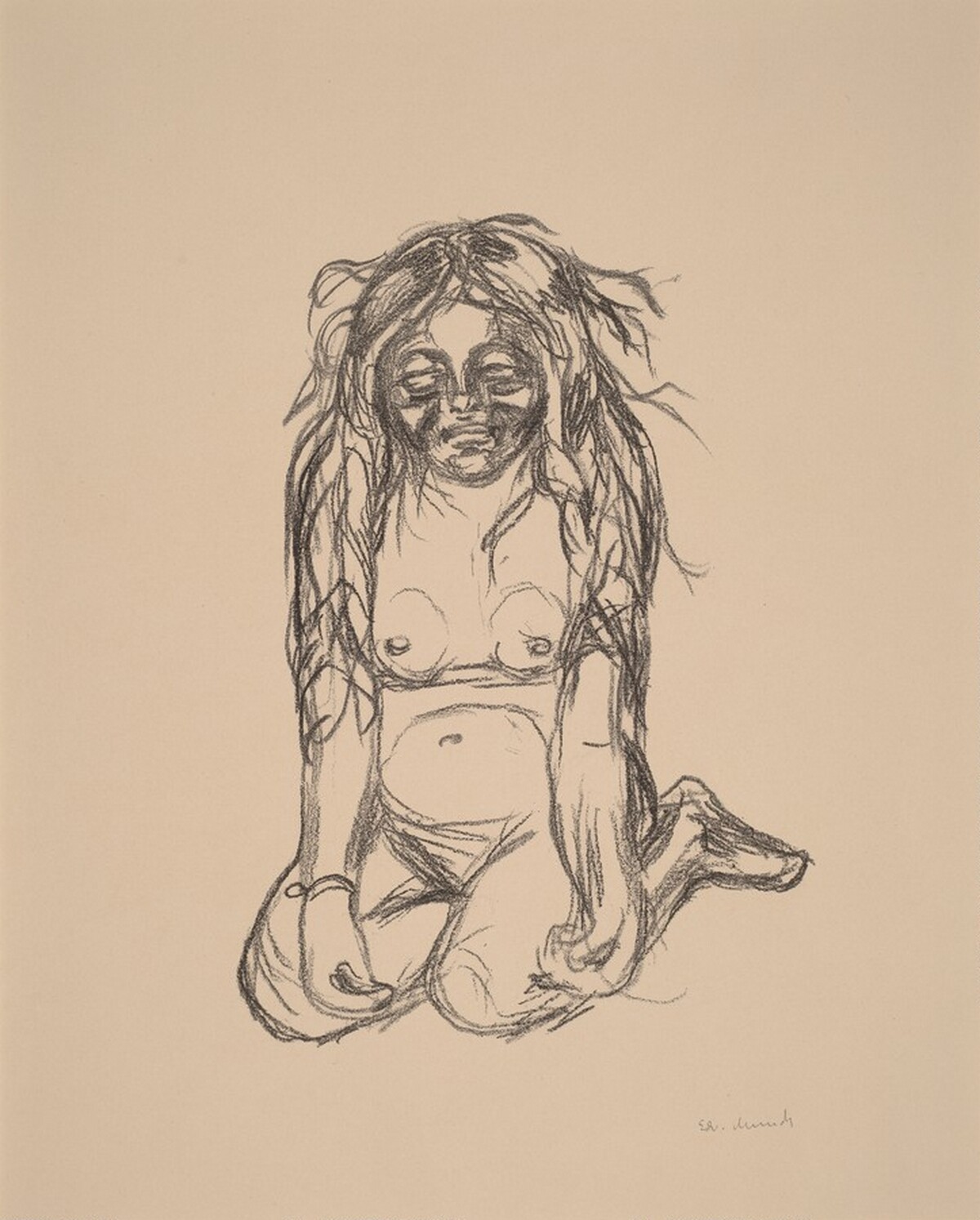 Omega Cries by Edvard Munch