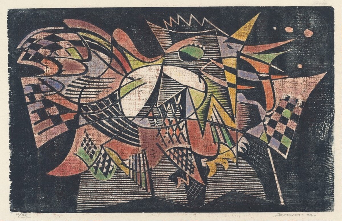 Jealous Cock by Werner Drewes