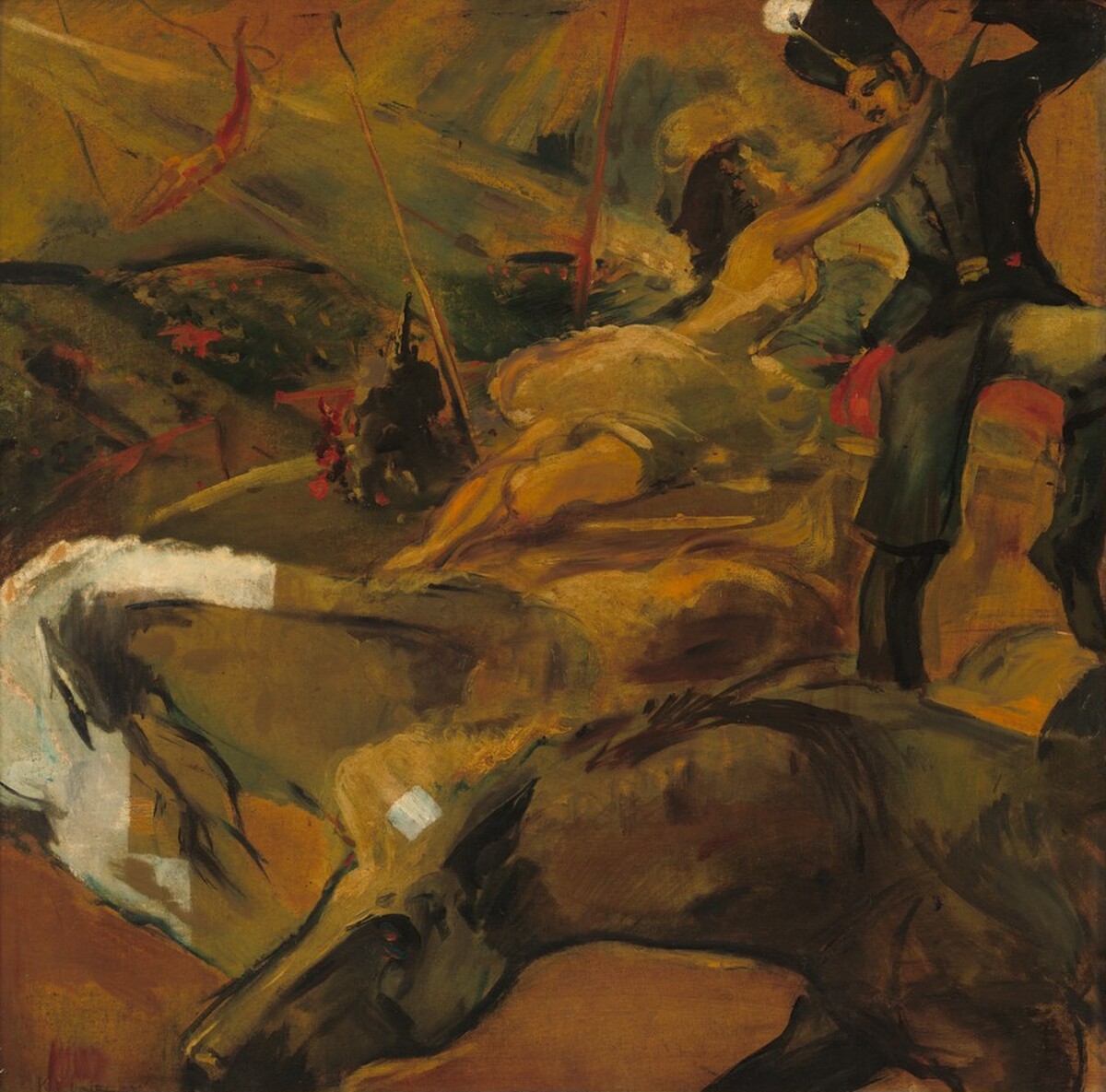 Circus Rider (Bleecker Street Tavern Mural) by Franz Kline