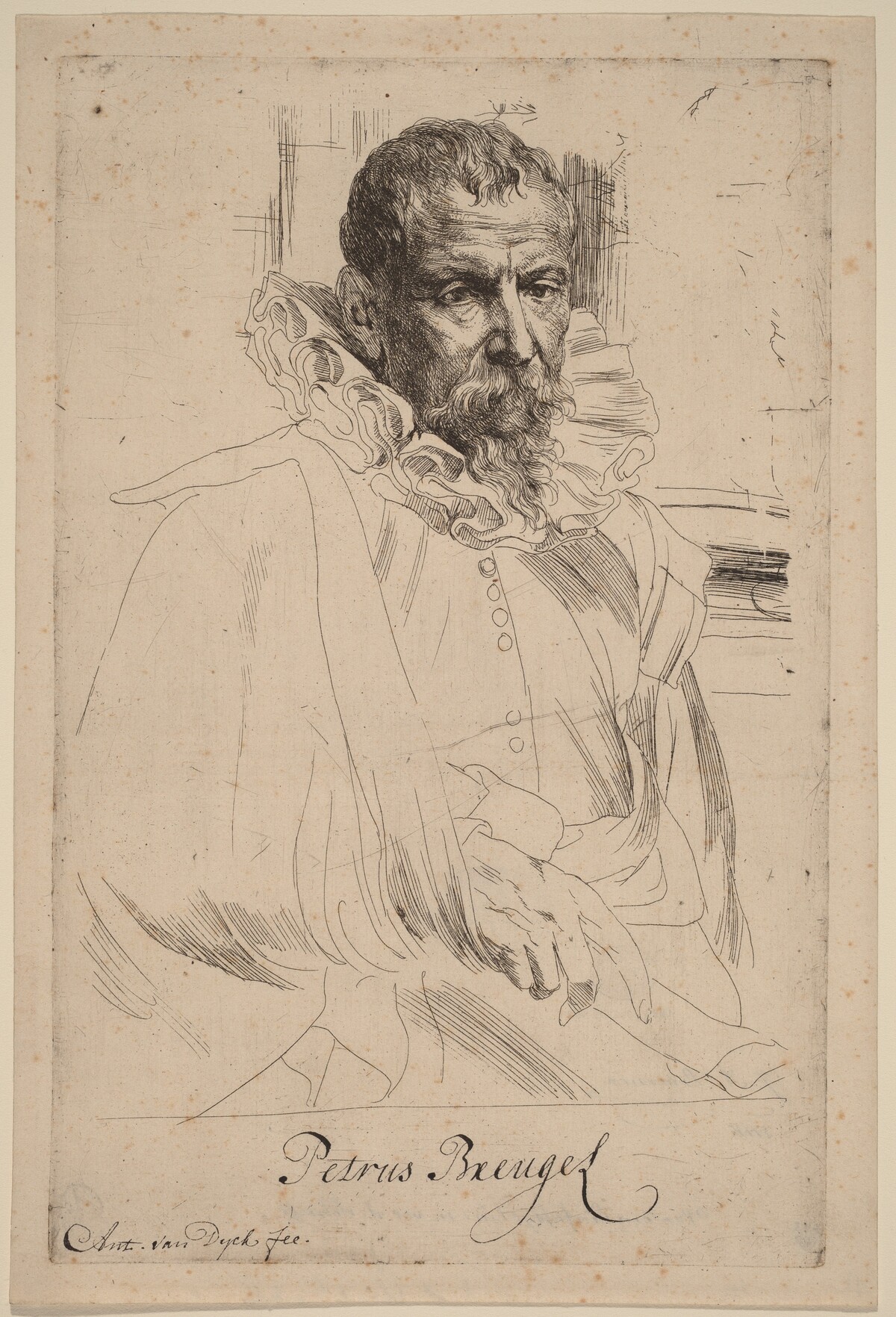 Pieter Bruegel the Younger by Sir Anthony van Dyck