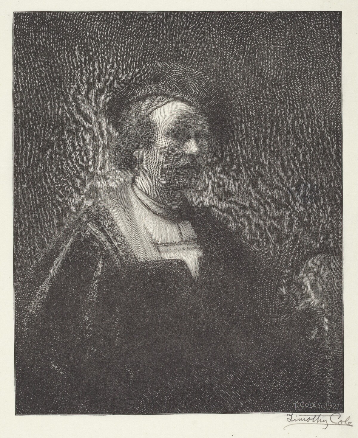 Rembrandt by Timothy Cole after Rembrandt van Rijn