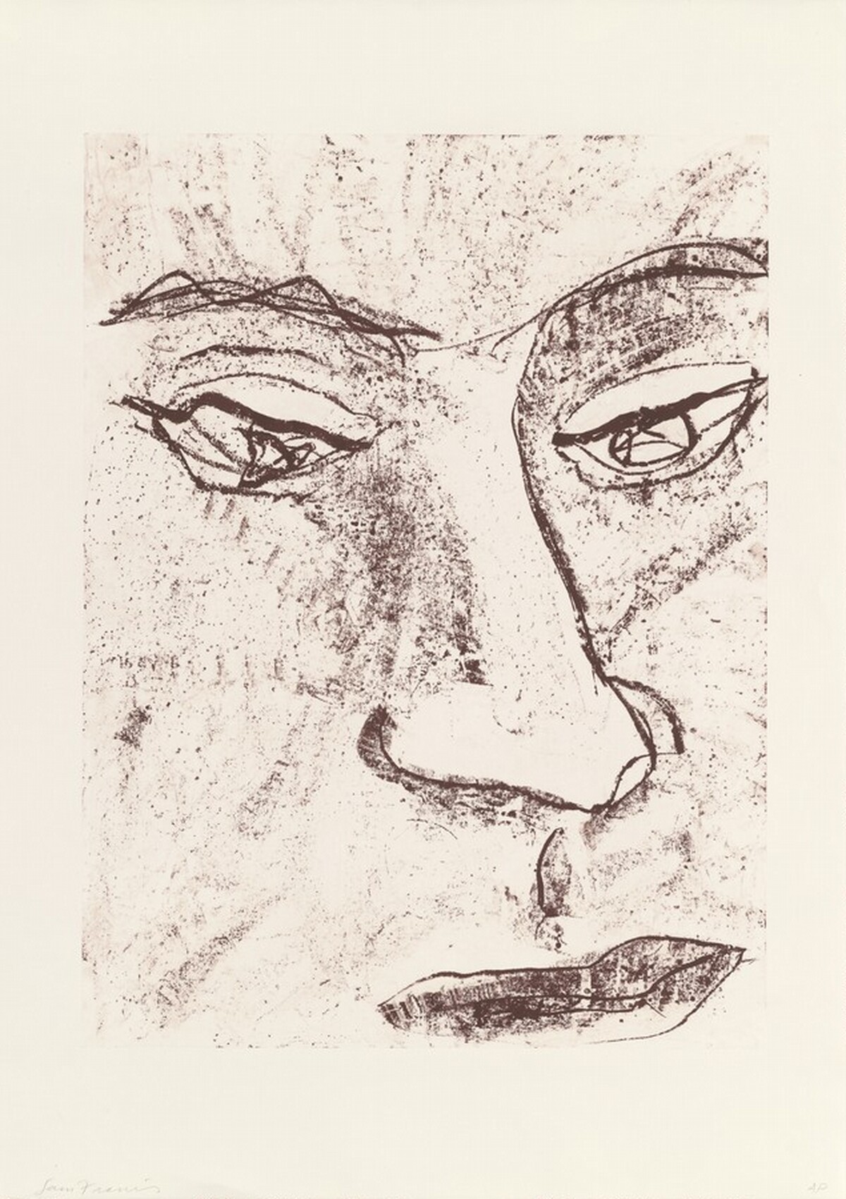 Self-Portrait by Sam Francis