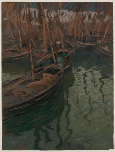 A Dock Harmony--Fishing Boats