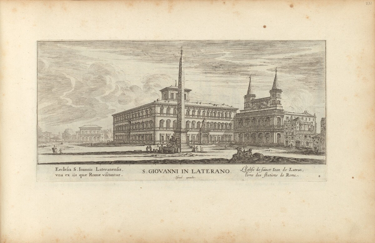 S. Giovanni in Laterano by Israël Silvestre