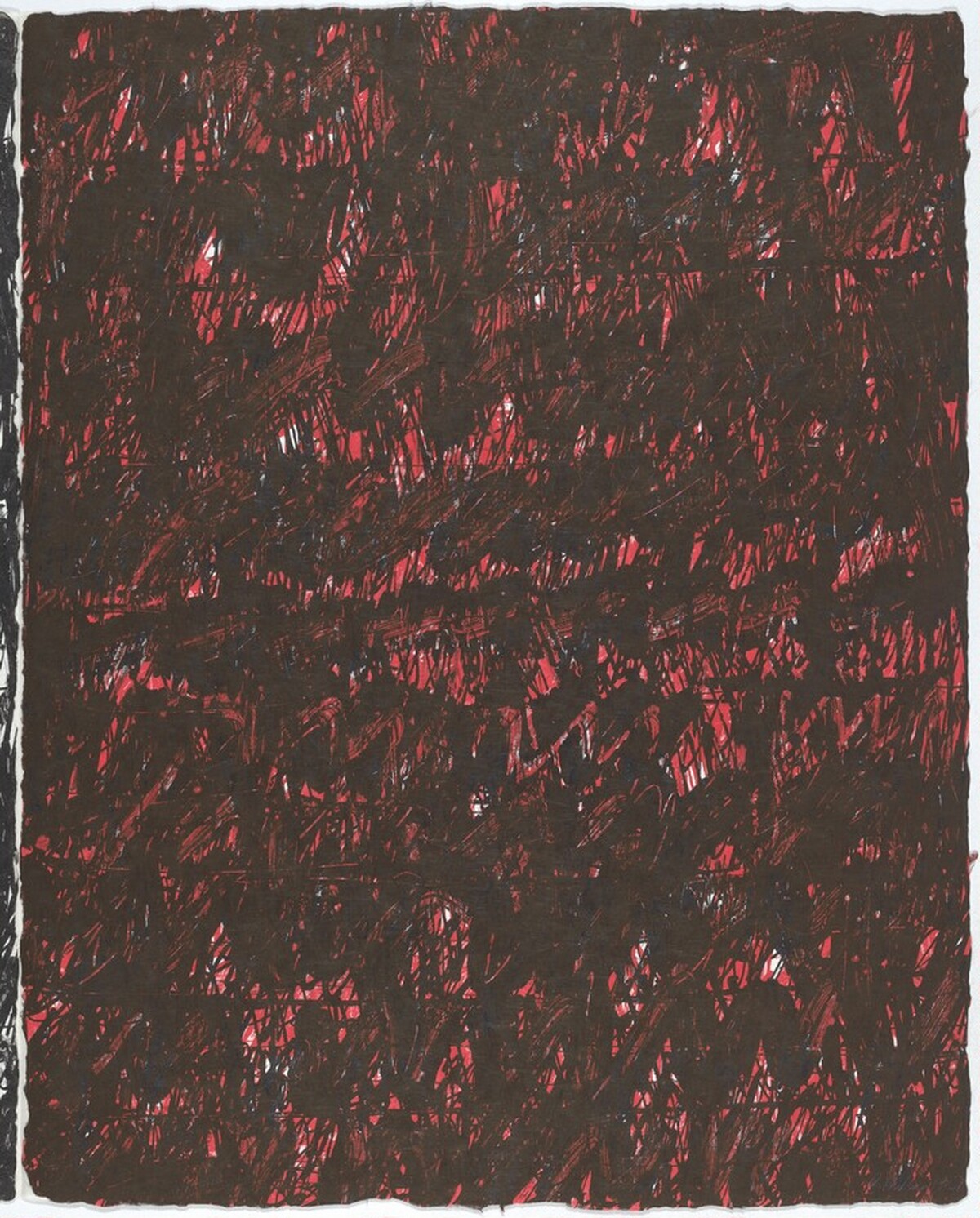 Tablet Litho 13 [right sheet] by Eleanore Mikus