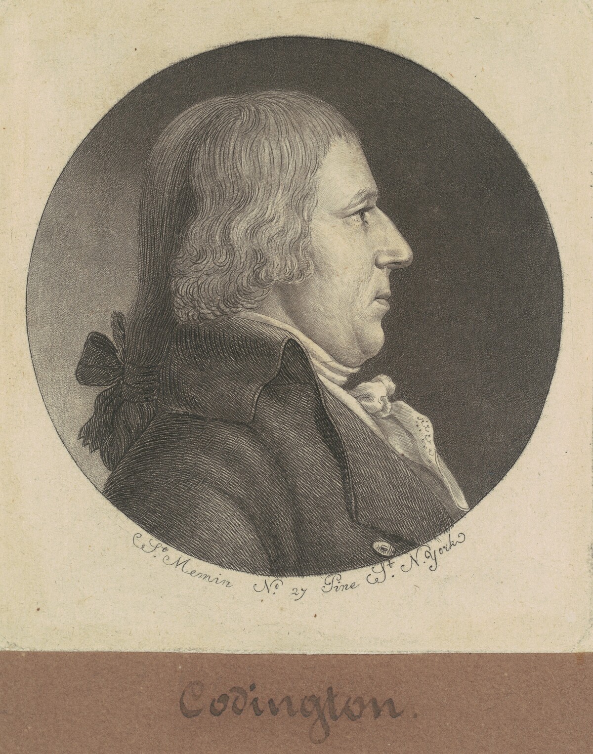 Coddington by Charles B. J. Févret de Saint-Mémin