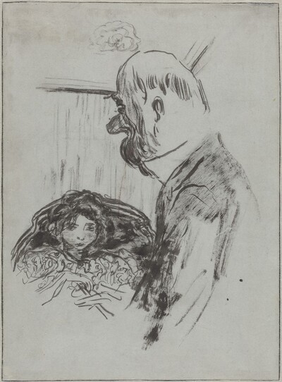 Marie and Her Protector [verso]