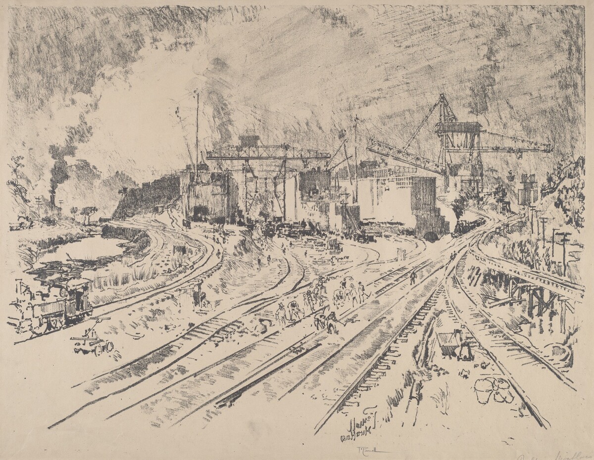Early Morning, Miraflores by Joseph Pennell
