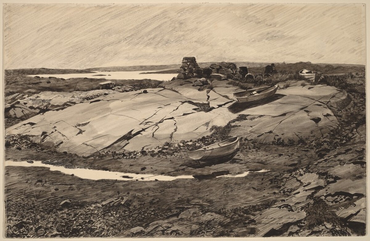 Lobsterman's Ledge by Andrew Wyeth