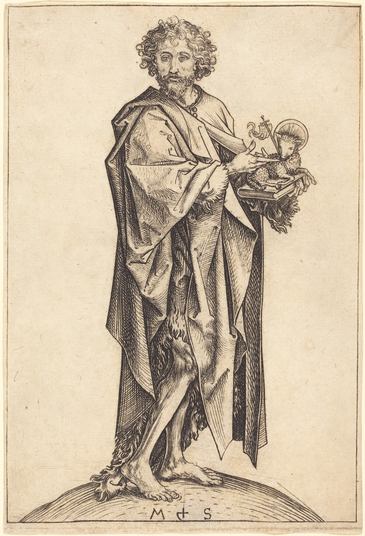 Saint John the Baptist by Martin Schongauer