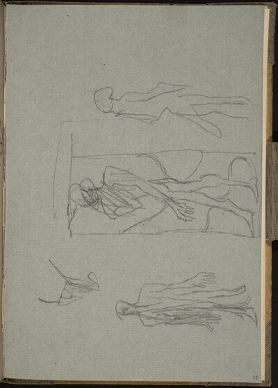 Drei hagere Akte (Three Nude Figures) [p. 29]