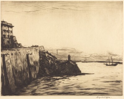 Evening, Port of Genoa