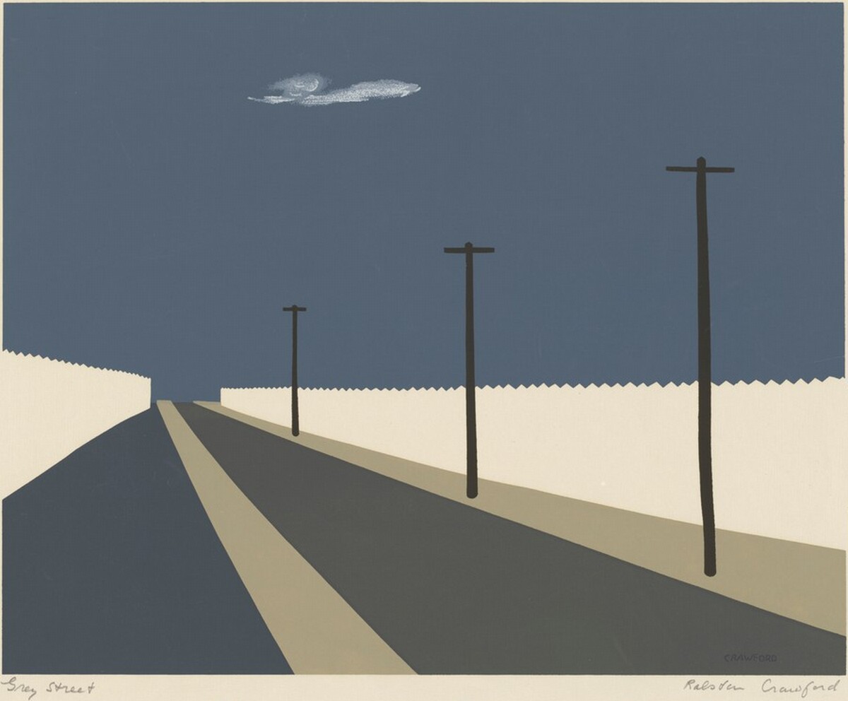 Grey Street by Ralston Crawford