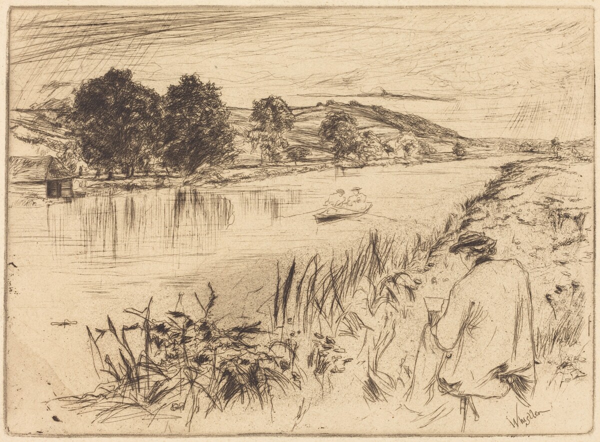 Sketching, No.I by James McNeill Whistler