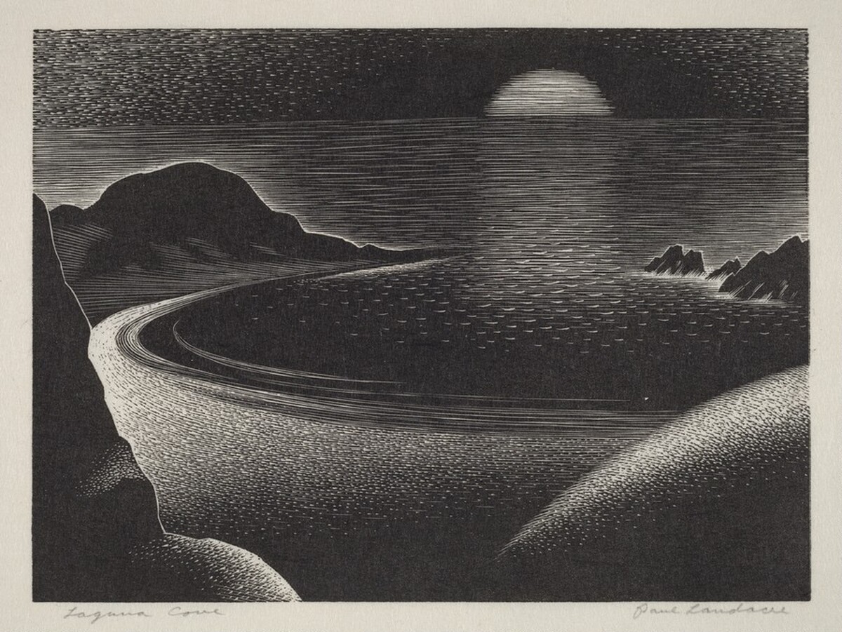 Laguna Cove by Paul Landacre