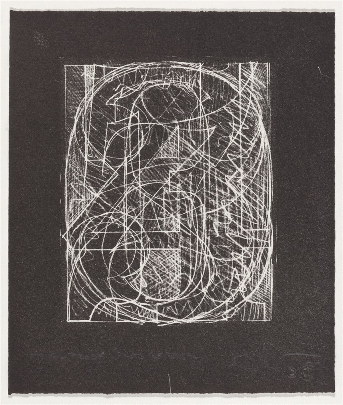 0 through 9 [trial proof] by Jasper Johns