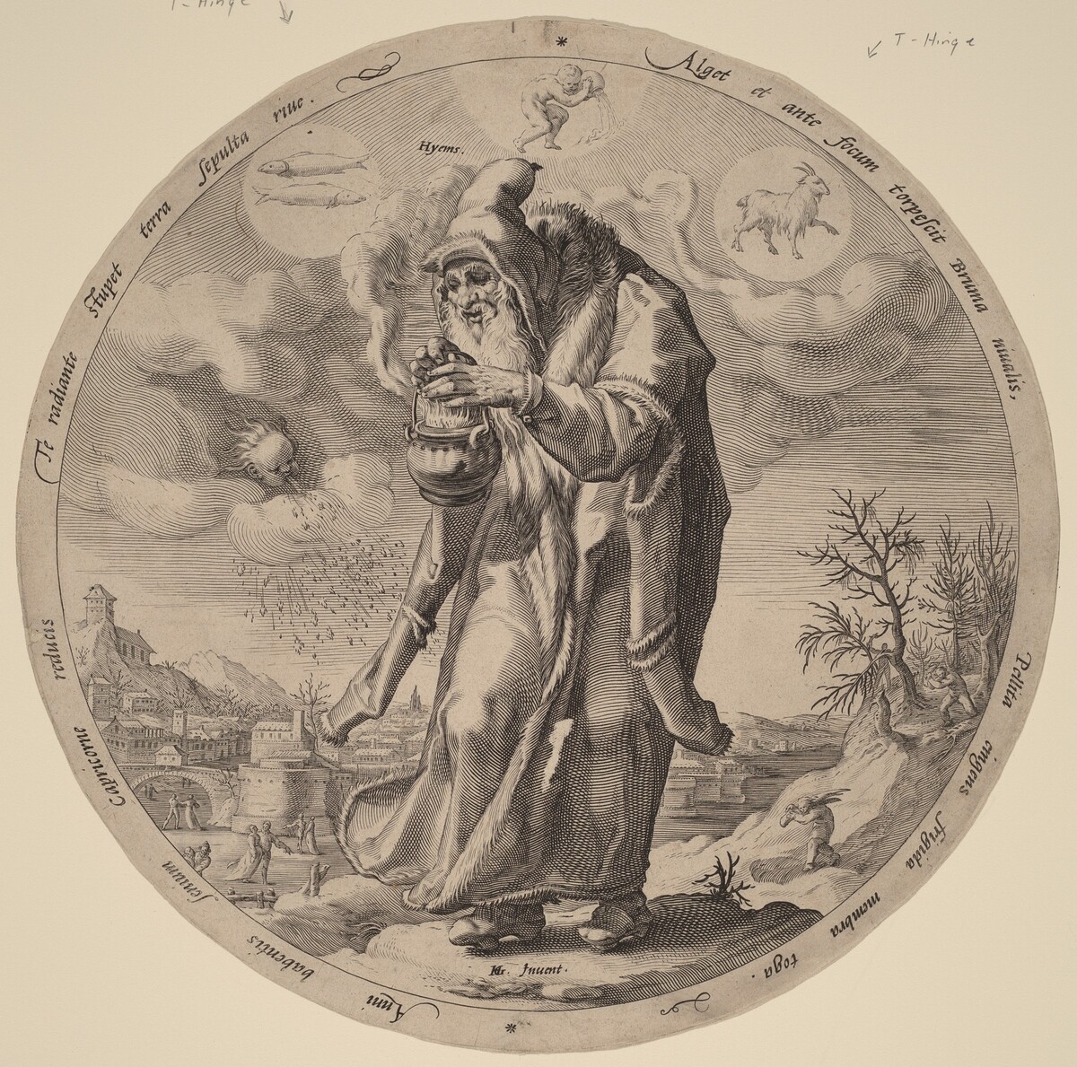 Winter by Jacob Matham after Hendrik Goltzius