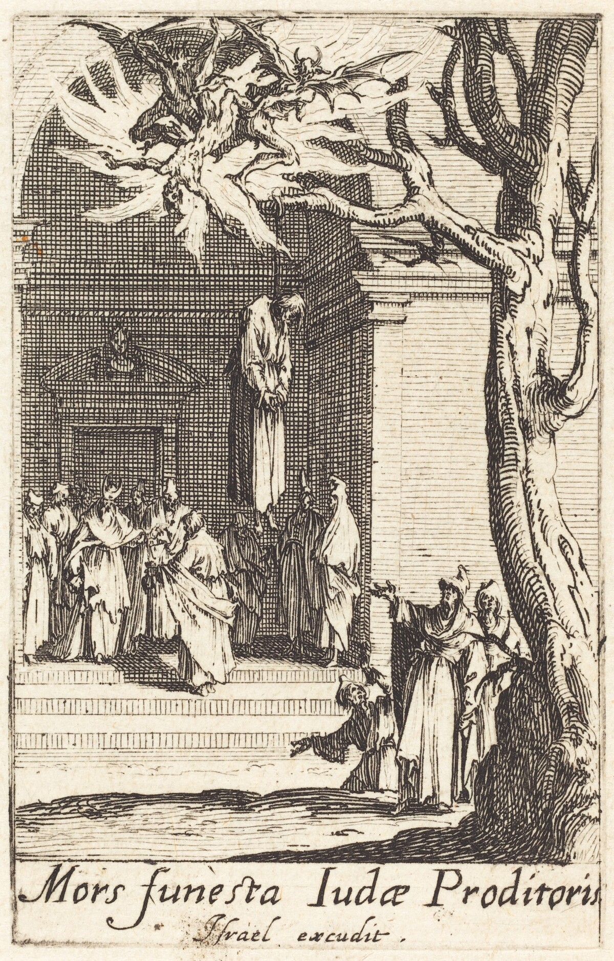 The Death of Judas by Jacques Callot