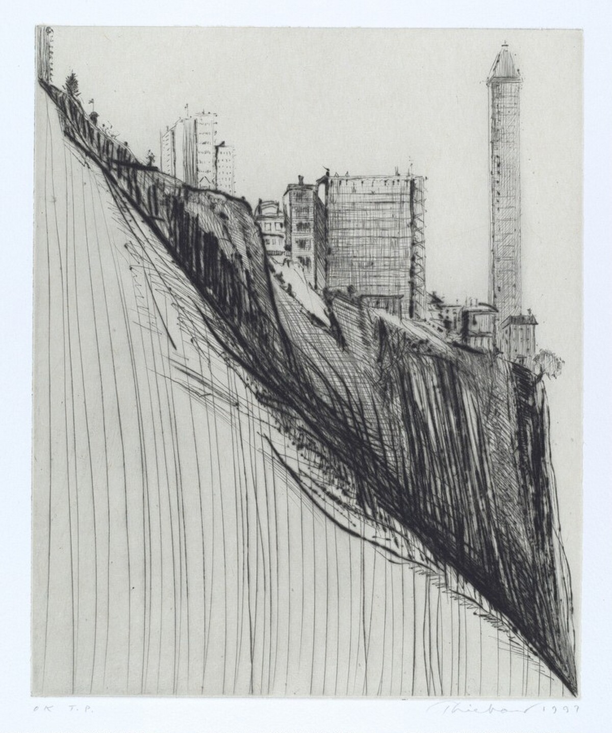 Marina Ridge by Wayne Thiebaud