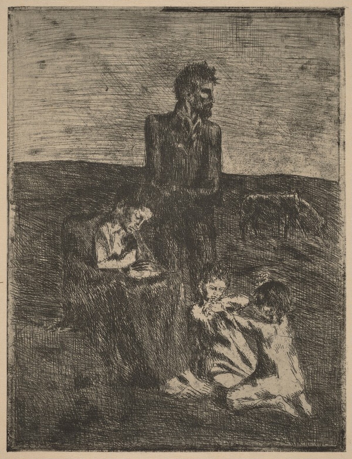 The Poor (Les pauvres) by Pablo Picasso
