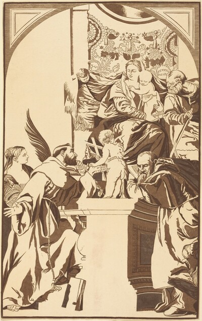Holy Family and Four Saints